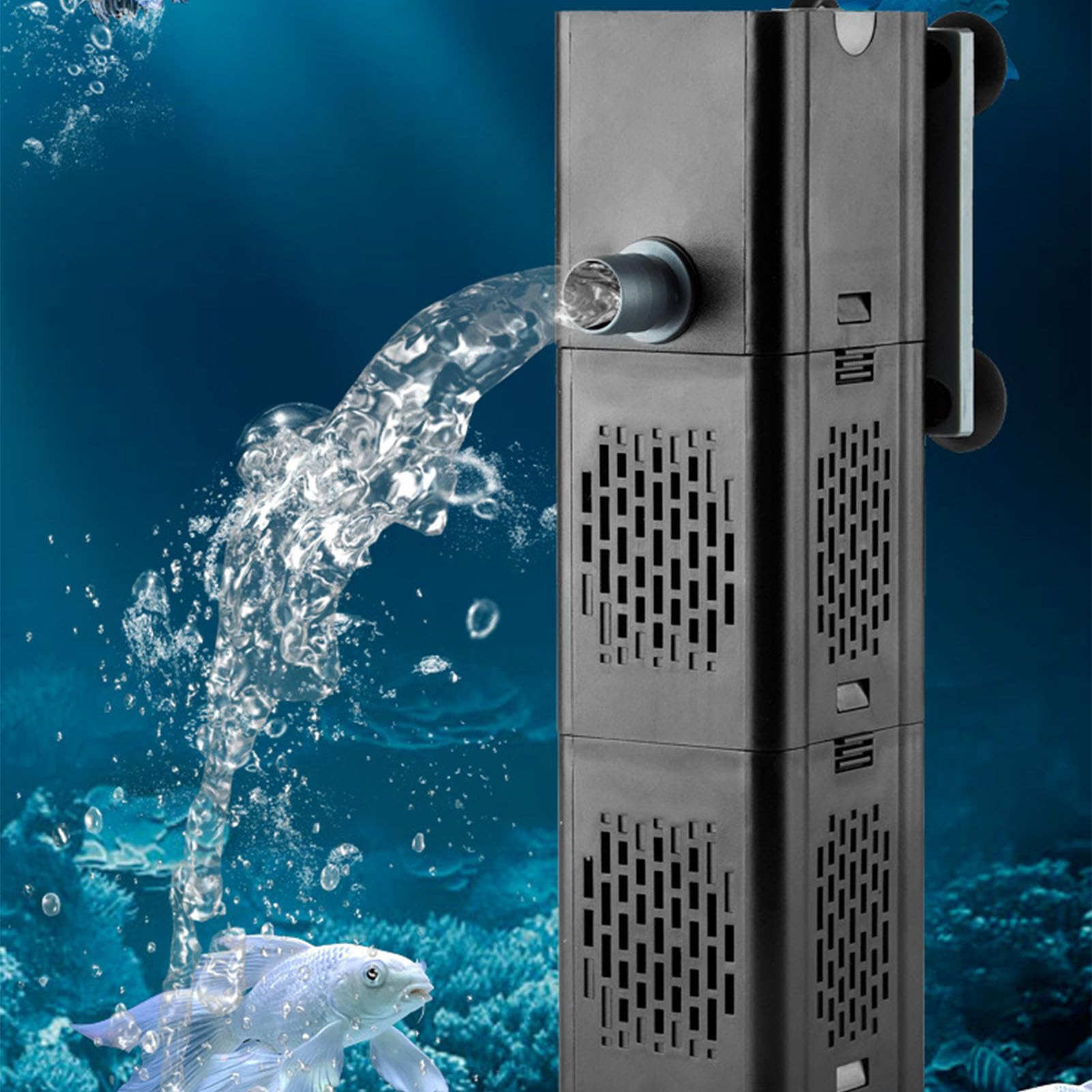 Fish Tank Filter, 30W 3 Modes Adjustable Internal Filter, Provides 1800L Per Hour for 250 to 350L Aquariums (US Plug 110V)