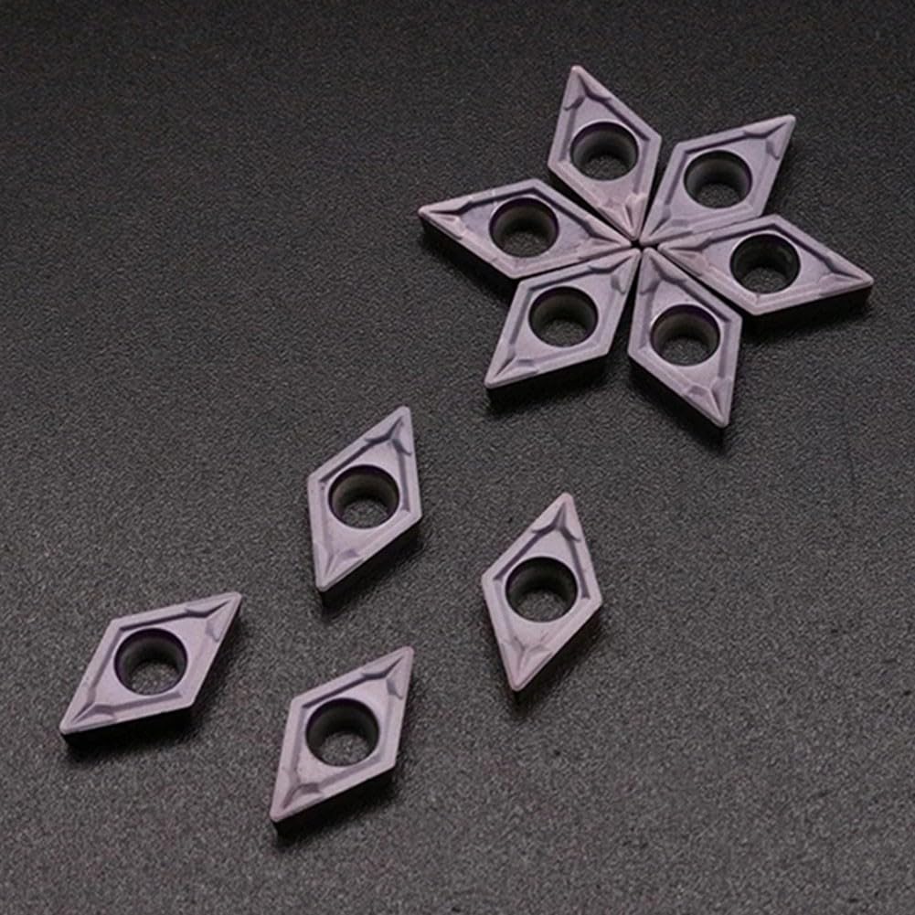 10pcs DCMT11T308 MPVP15TF Lama di tornitura in carburo