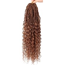 24" Soft Locs Crochet Hair Pre Looped Faux Locs Crochet Braids 8 packs #30