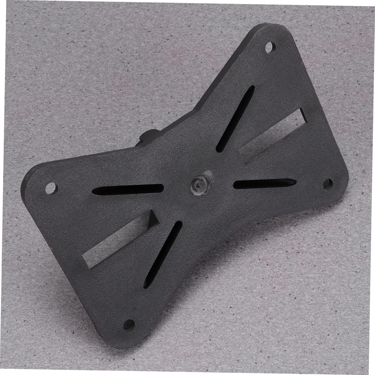 STOBOK Plastic Speaker Support Holder Heavy Duty Bracket Base for Secure Speaker Storage Easy to Install and Remove Durable for Professional Use Black