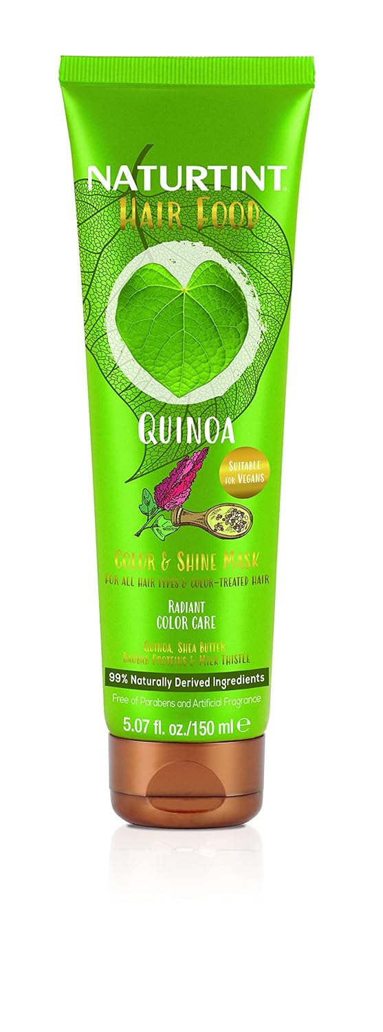 Naturtint Hair Food Deep Conditioning Mask (5.07 Fl Oz), Quinoa Color & Shine – Naturally Derived Ingredients, Free of Parabens and Artificial Fragrances