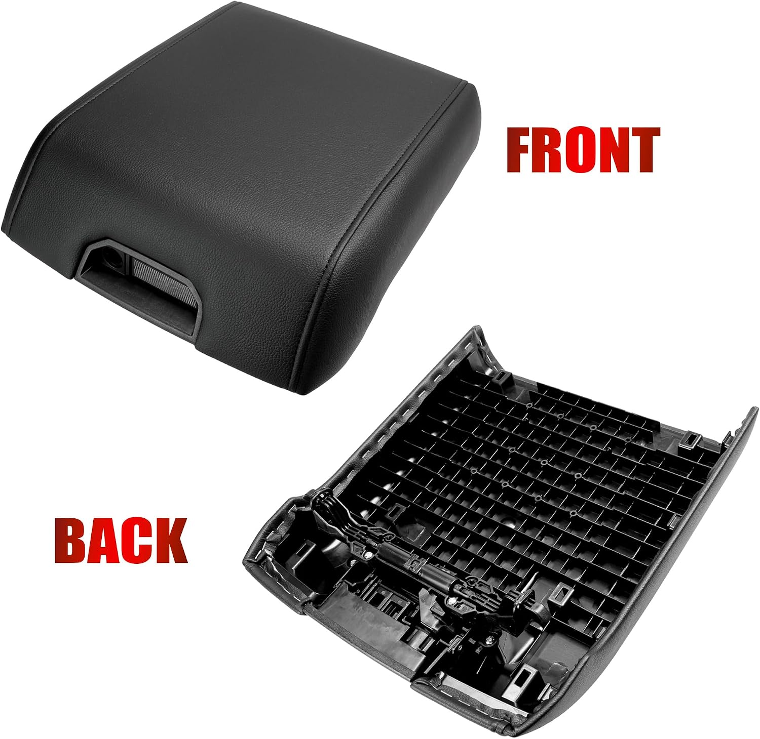 Front Center Console Armrest Lid for 2015 2016 2017 2018 2019 2020 Ford F150 Lariat Raptor XLT, Replaces GL3Z-1506024-AB