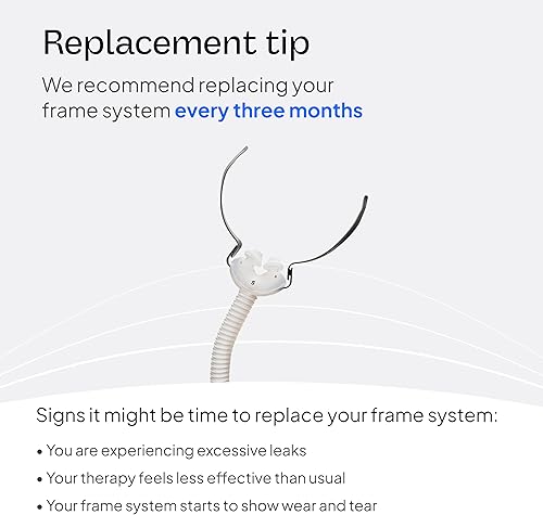 Miniatura 6 de ResMed Sistema de marco AirFit P10  Sistema de marco CPAP de repuesto con cojín de almohadas nasales  Protector de cabeza no incluido  Pequeño