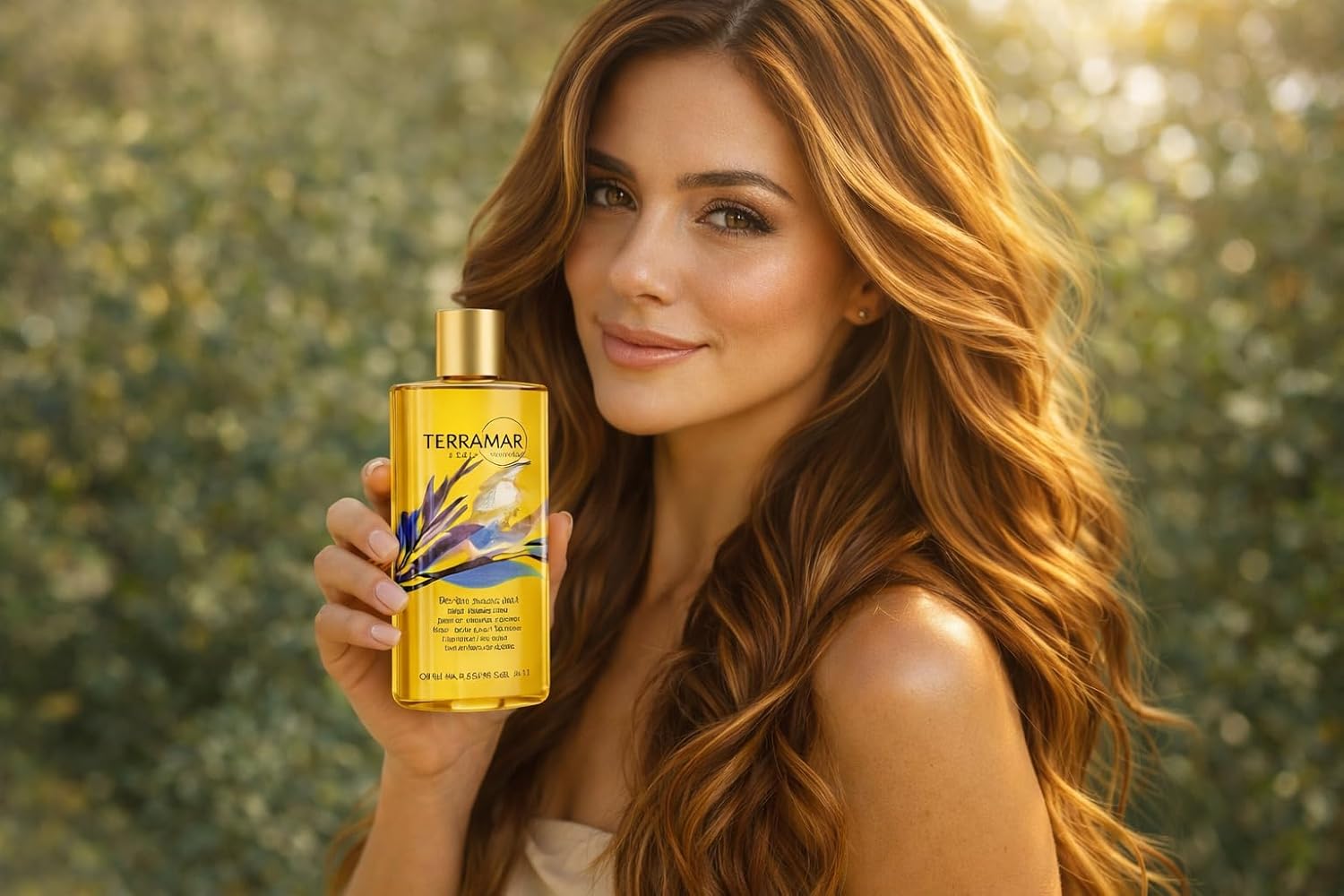3 in 1 Hair Oil with Argan,Terramar, Macadamia, and Monoi Extracts, Smothing and Hydrating Hair Oil. 16.91 fl. Oz.