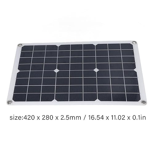 Miniatura 6 de Tablero del cargador solar, panel solar portátil flexible impermeable del cargador de batería del tablero 20W para al aire libre