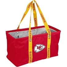 FANMATS NFL Kansas City Chiefs Large Picnic Caddy Tote Bag Digital Printed Straps | Polyester | Collapsible Design | Team Color