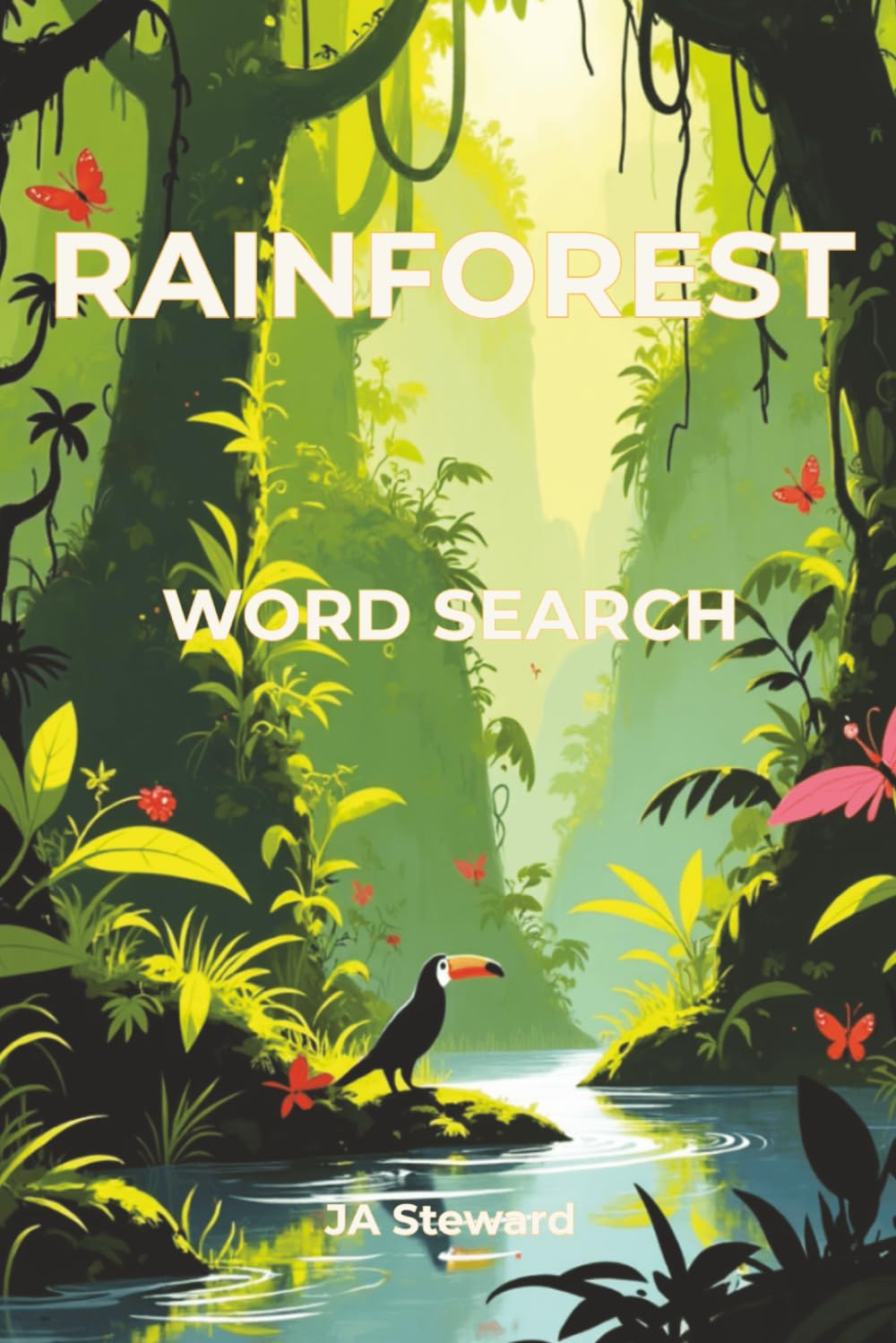 Rainforest Word Search: 50 Relaxing Puzzles Featuring Rainforest Animals, Plants, Ecosystems, and Fascinating Nature Facts