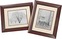 Vista 10 de Old Town Portarretratos de diseño, marco de fotos de 11 x 14 pulgadas, paquete de 2 con parte trasera de terciopelo de lujo y tapete extraíble de 8