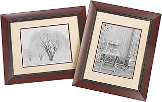 Old Town 2pk 11x14 Designer Frames, Walnut Scoop