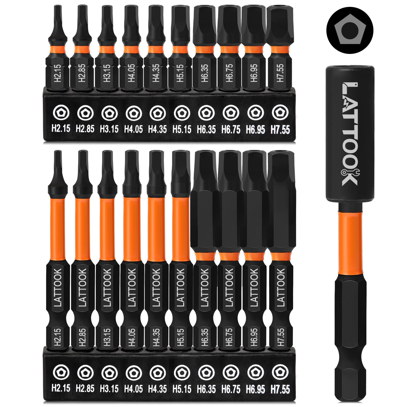 LATTOOK Star Bit Set - Trailer Repair & More -13