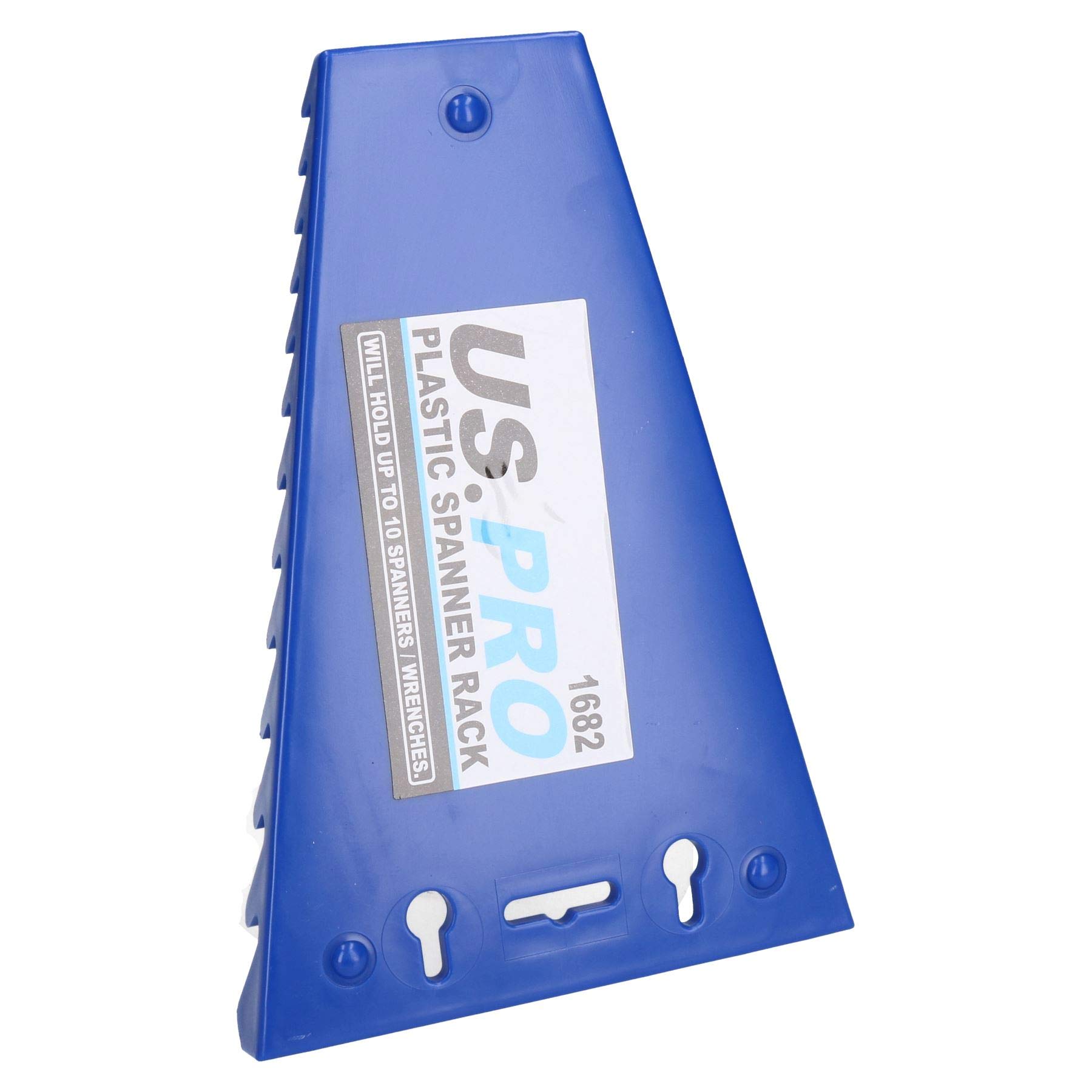 Ab Tools Blue Spanner Rack Wrench Holder Storage Rack Rail Tray For 12 Spanners