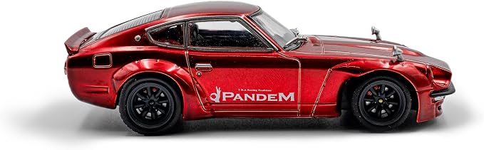 Modelo a escala 1:43 Solido 240Z Pandem rojo 1973 miniatura 5
