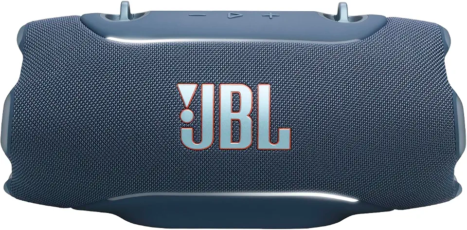 JBL Xtreme 5, Legendary JBL Sound that Hits Harder with AI Sound Boost, Up to 28 Hours of Playtime, Shoulder Strap with Floating Hooks, Blue