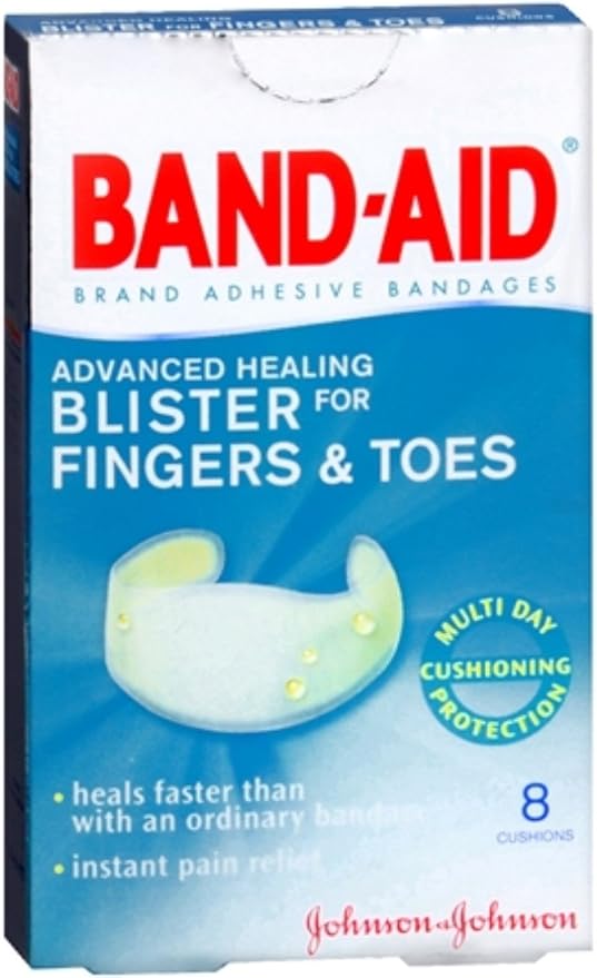 BA Blister Small Size 8ct BandAid Finger & Toe Blister