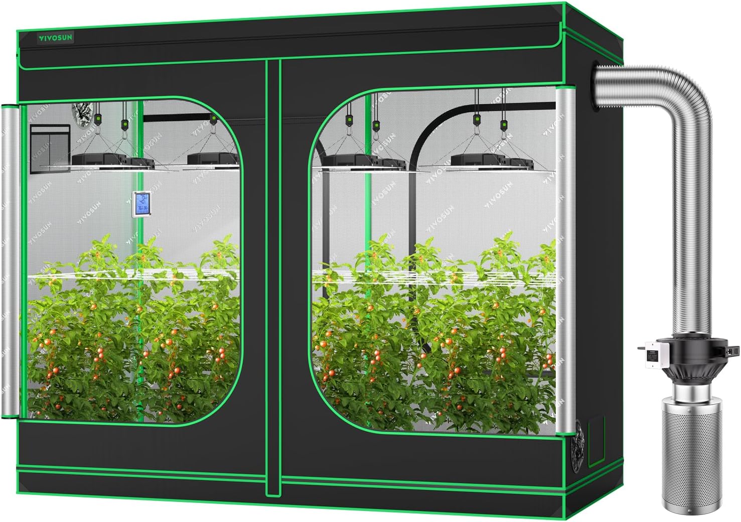 VIVOSUN Grow Tent Complete Kit, 60"x60"x80" Growing Tent
