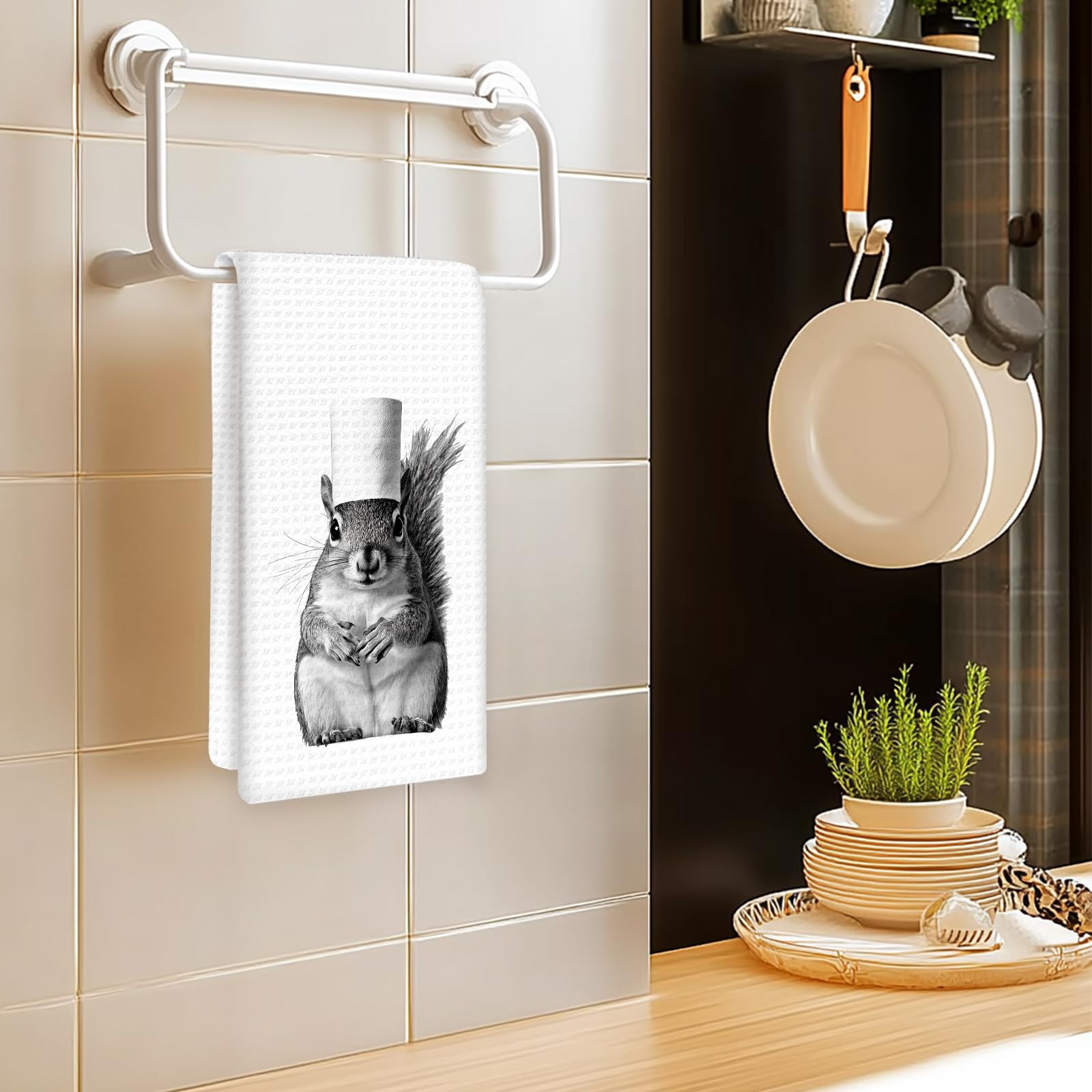 100 toallas de baño de ardilla para cocina, paños de cocina