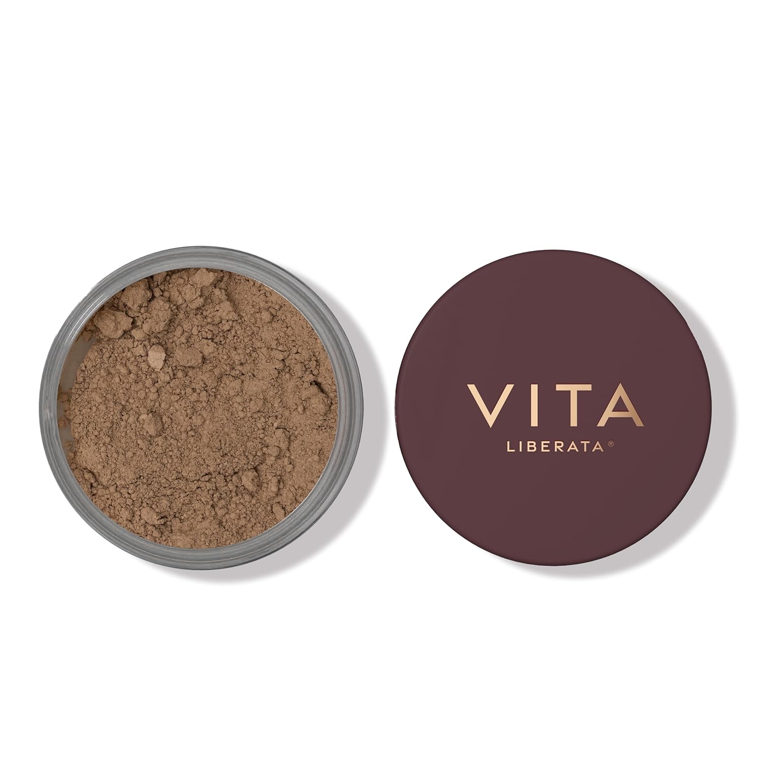 VITA LIBERATA Trystal Loose Bronzing Mineral Powder No.2, Shade Sun Kiss, Bronzer & Contour for Natural Sunkissed Glow, Paraben Free, Suitable for light/medium skintones, Vegan and Cruelty Free