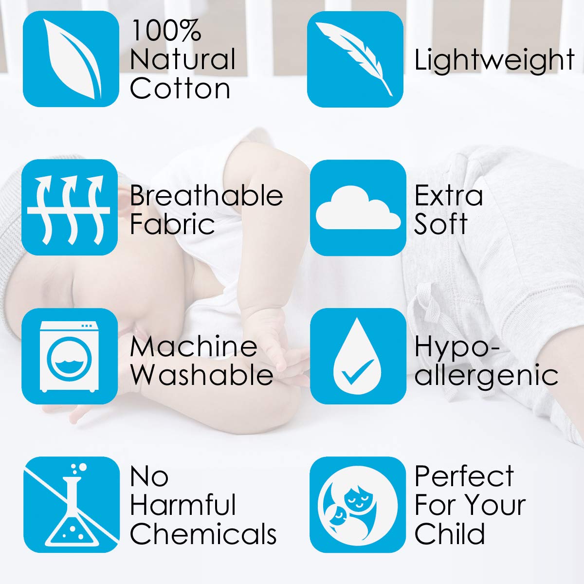 Playard Sheets 3 Pack | Pack n Play Sheet | 100% Cotton, Jersey Soft | Boy Crib Sheets Girl | Pack and Play Sheets | Baby Shower Registry Gift Size: Fitted Sheet for playard or Pack n Play