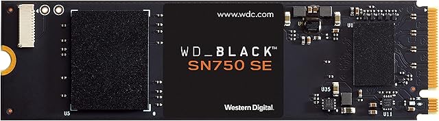 WD_BLACK SN750 SE 500GB M.2 2280 PCIe Gen4 NVMe Gaming SSD up to 3600 MB/s read speed