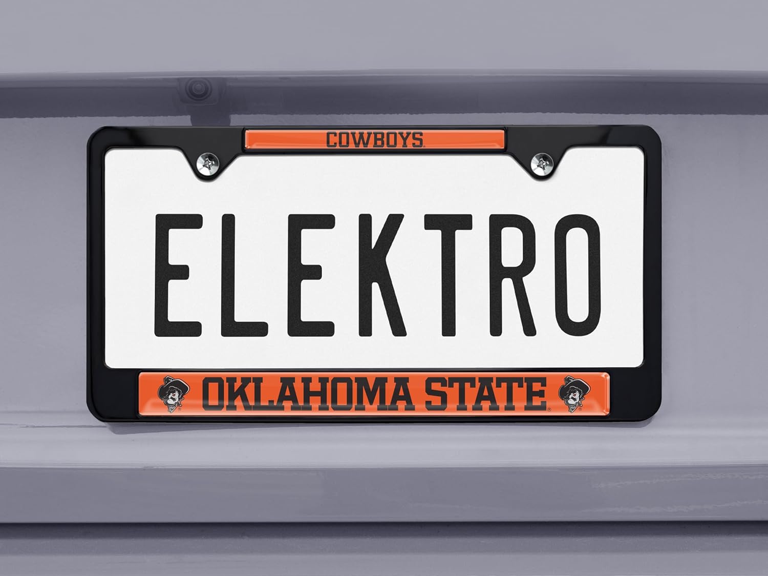 Oklahoma State Cowboys Black License Plate Frames