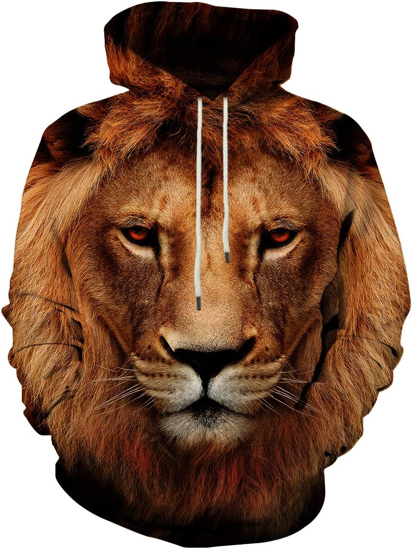 Moda Niños Unisex Sudadera Con Capucha DUOLIFU Para Niños - Estampado Lobo 3D, Poliéster Y Elastano Sudadera Lobo 3D Niños