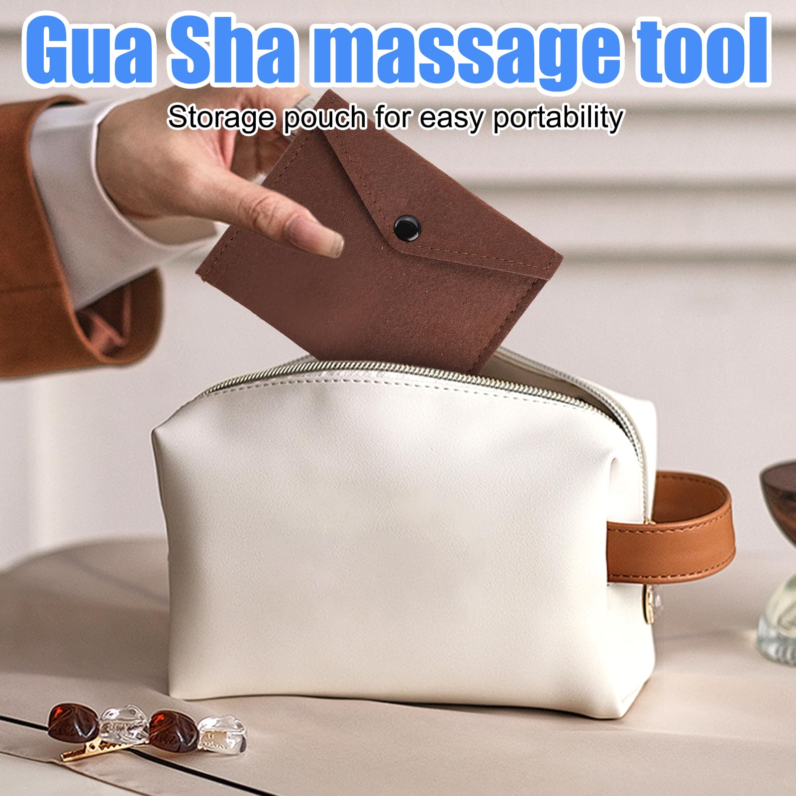 Gua Sha skrobak – masaż całego ciała – do nóg, pleców, twarzy, karku, odprężania mięśni i łagodzenia bólu
