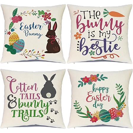 easter pillow covers 18x18