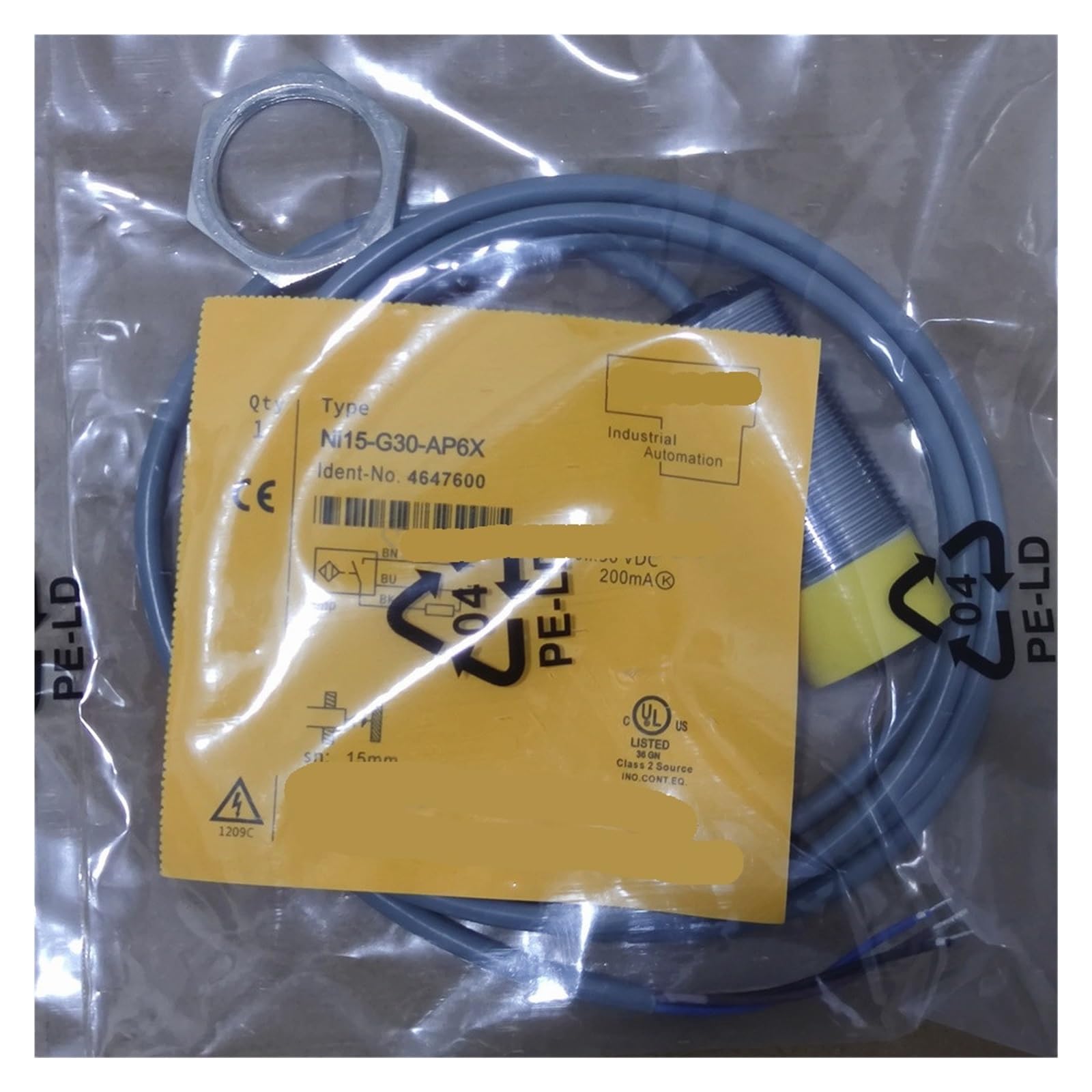 JHPWKRMU NI15-G30-AN6X NI15-G30-AP6X NI15-G30-RN6X NI15-G30-RP6X Proximity Switch Sensor(NI15-G30-AP6X)