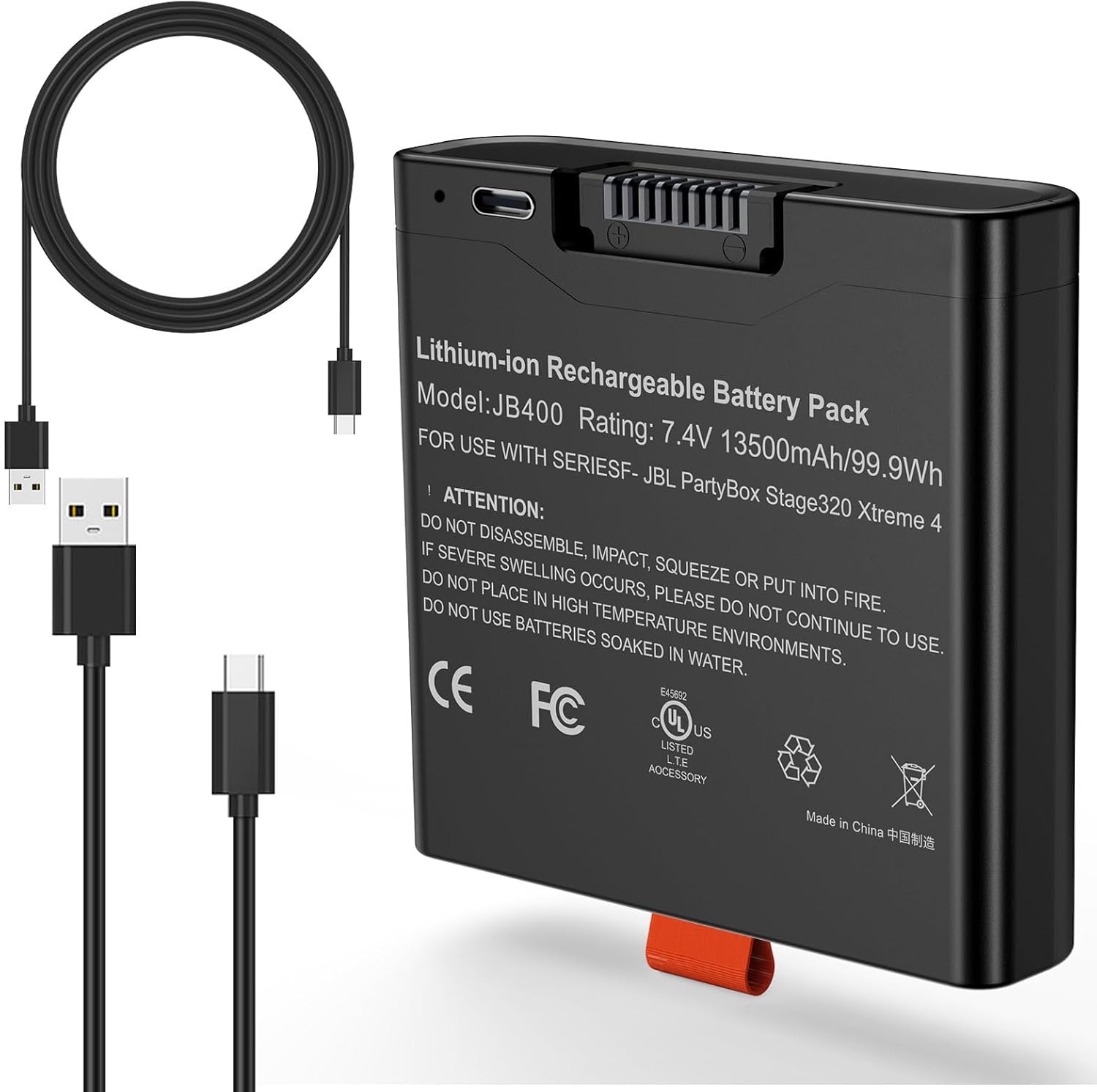 13500mAh replacement battery for JBL PartyBox Stage 320/Xtreme 4