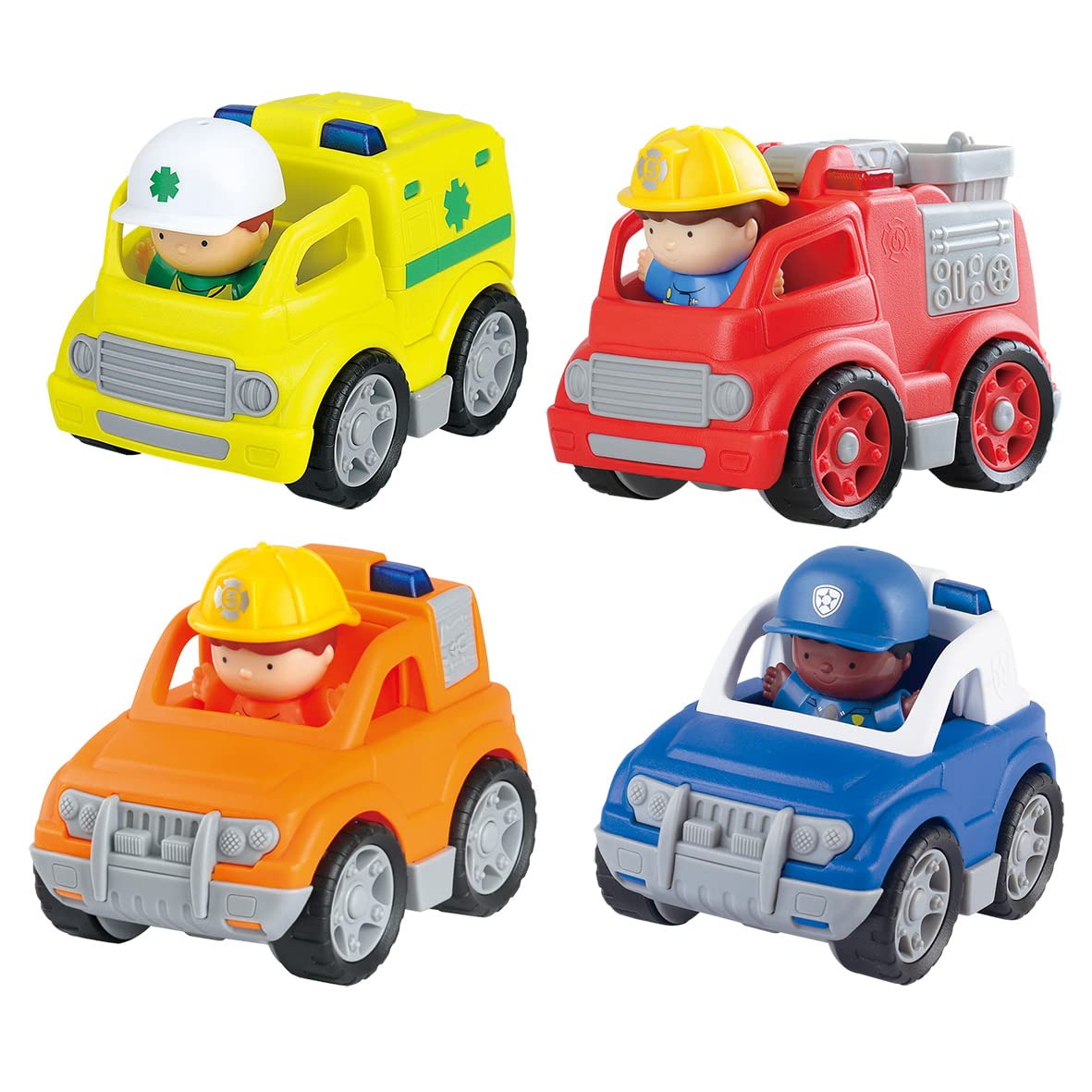 PlayGo Adjustable and Comfortable Mini Wheels 4 in 1 for Indoor & Outdoor Children Toy with Light Effect 24 Months & up, (9443)