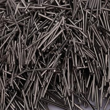 ANRKOYU 100g Stainless Steel Polishing Pins, Magnetic Tumbler Tumbling Media for Jewelry Finishing, 0.2mm/0.3mm/0.4mm/0.5mm x 5mm Magnetic Polishing Pins for Buffing and Polishing