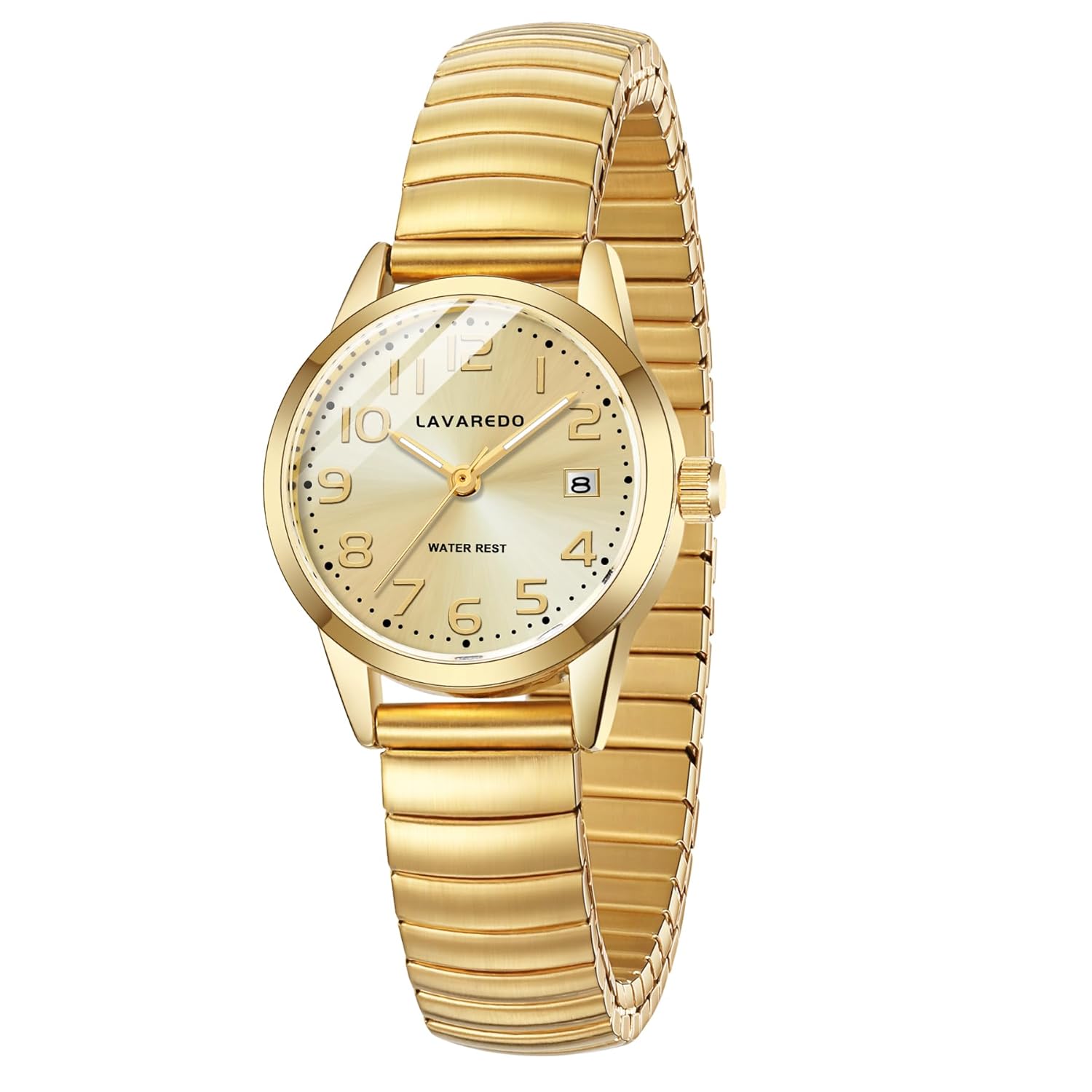 Elegant Gold Watches for Women Small Analog Watch, Waterproof Ladies Watches with Stainless Steel Expansion Band and Luminous Dial – Fashionable Christmas & Birthday Gifts for Women