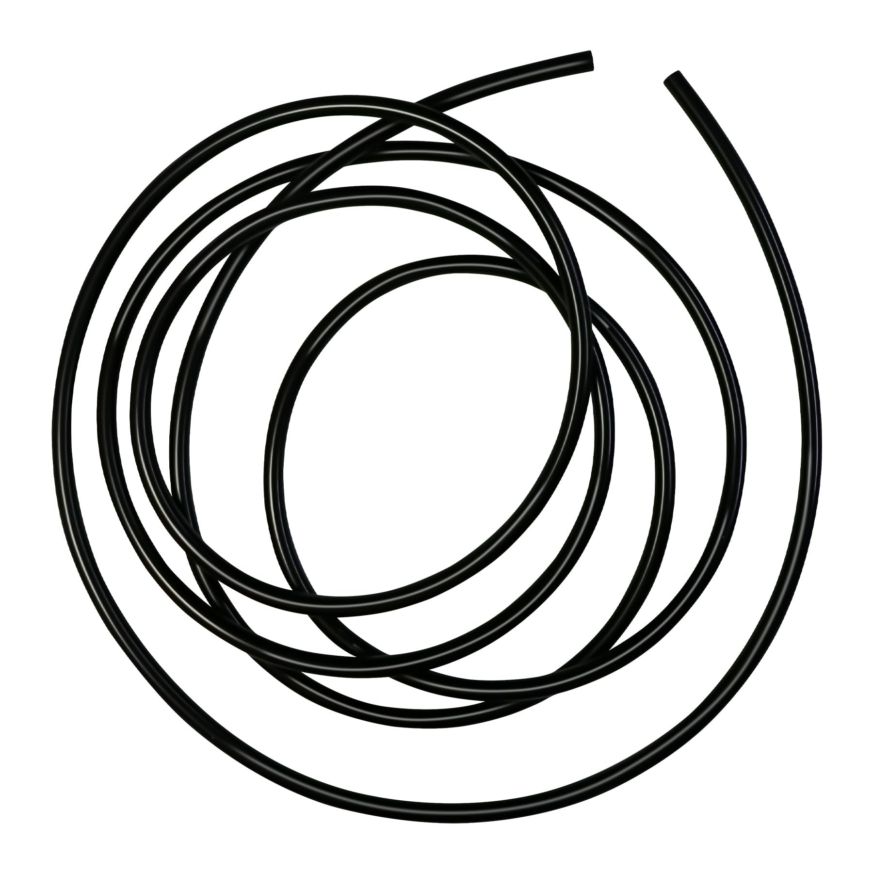 Imeistek Black Flexible Silicone Tubing, 4Mm Id X 7Mm Od 4.5M Length Silicone Hose For Aquarium Pumps And Air Hoses,