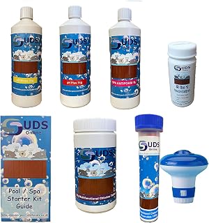 SUDS-ONLINE Hot Tub Starter Kit - Large Briliant for any hard tub spa