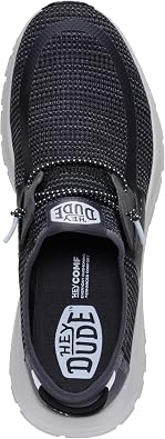 HEYDUDE Men's Sirocco Stretch Sox Slip On Shoe | Flexible Microsuede Upper