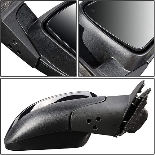 Miniatura 3 de DNA Motoring OEM-MR-CH1321330 Estilo de fábrica Powered+Heated Espejo de puerta lateral derecha, negro