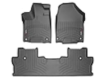 Custom Fit FloorLiners for Honda Ridgeline - 1st & 2nd Row (44971-1-2), Black