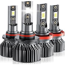 Upgrade Hi/Lo Bulbs Fits With 2009-2025 Dodge RAM 1500 2500 3500, Pack of 4