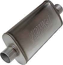 Flowmaster Flow FX Muffler – 3.00” Center In / 3.00” Center Out – Moderate Sound – Stainless Steel – Affordable Performance for Modern Trucks, Muscle Cars & Daily Drivers (71249)