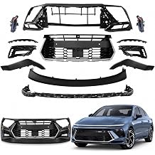 Front Bumper Cover Grille Kit for 2024-2025 Hyundai Sonata N-Line