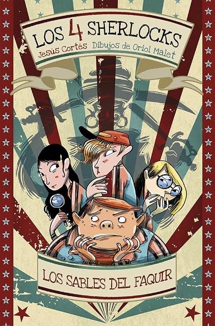 Portada de Los 4 Sherlocks 2. Los Sables del Faquir