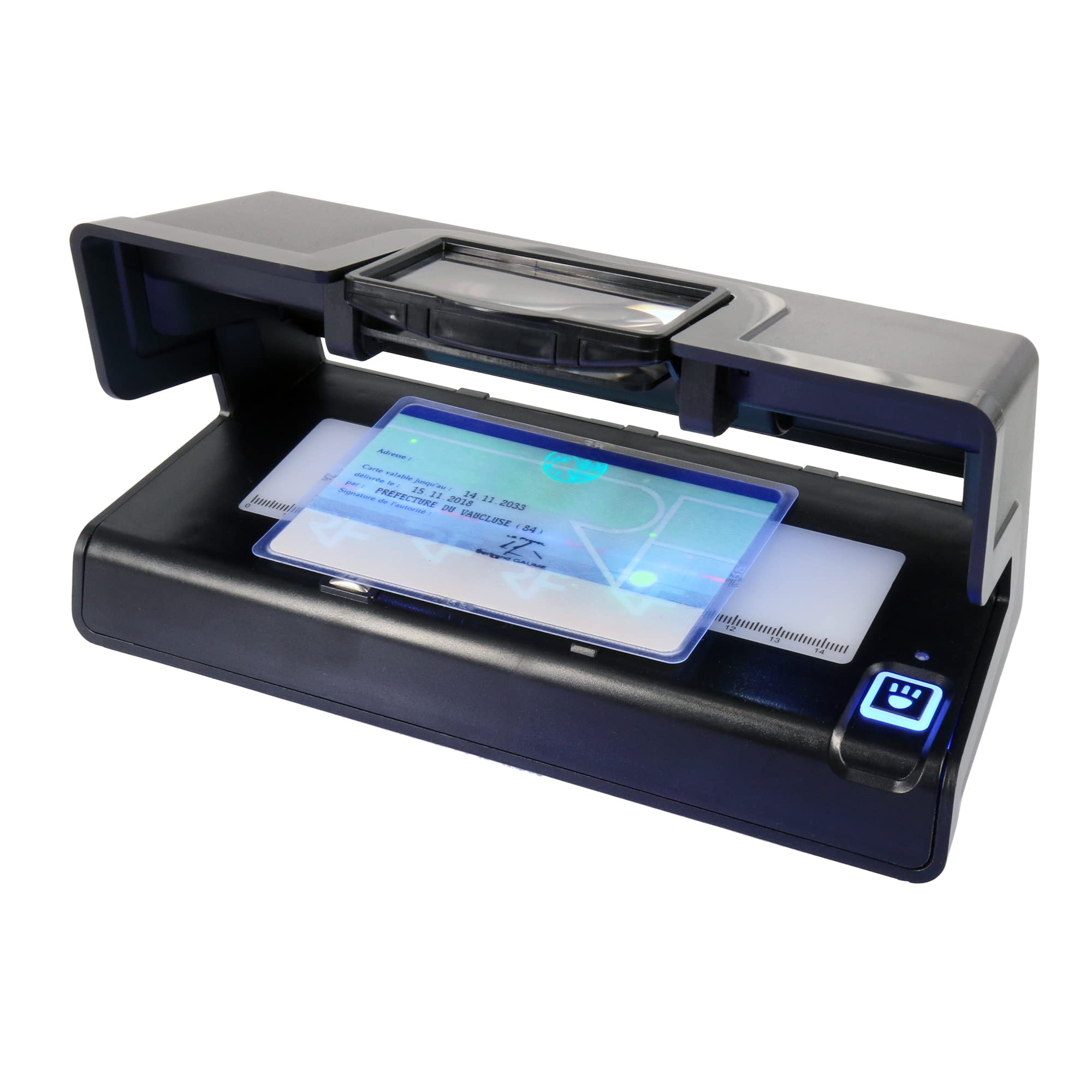 Détecteur Automatique Tickets Restaurants, billets de banques, chèques cadeaux et authentificateur sur documents sécurisés (Passeports, C.I, Permis…)