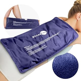 AiricePac Extra Large 11x20 Flexible Gel Ice Pack Wrap for Back Knee Shoulder Pain Relief - Reusable Cold Therapy