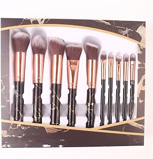 Makeup Brush Makeup Brushes Tool Set Cosmetic Powder Eye Shadow Foundation Blush Blending Beauty Make Up Brush (Handle Color: Red) (Black)