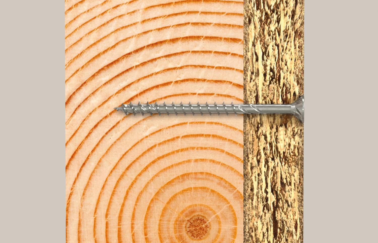 fischer FPF Power-Fast II Wood Screw Fully Threaded Countersunk Head CZF Galvanised 5 x 20 mm, Pack of 200, 670386, Blue Zinc, 5,0x20