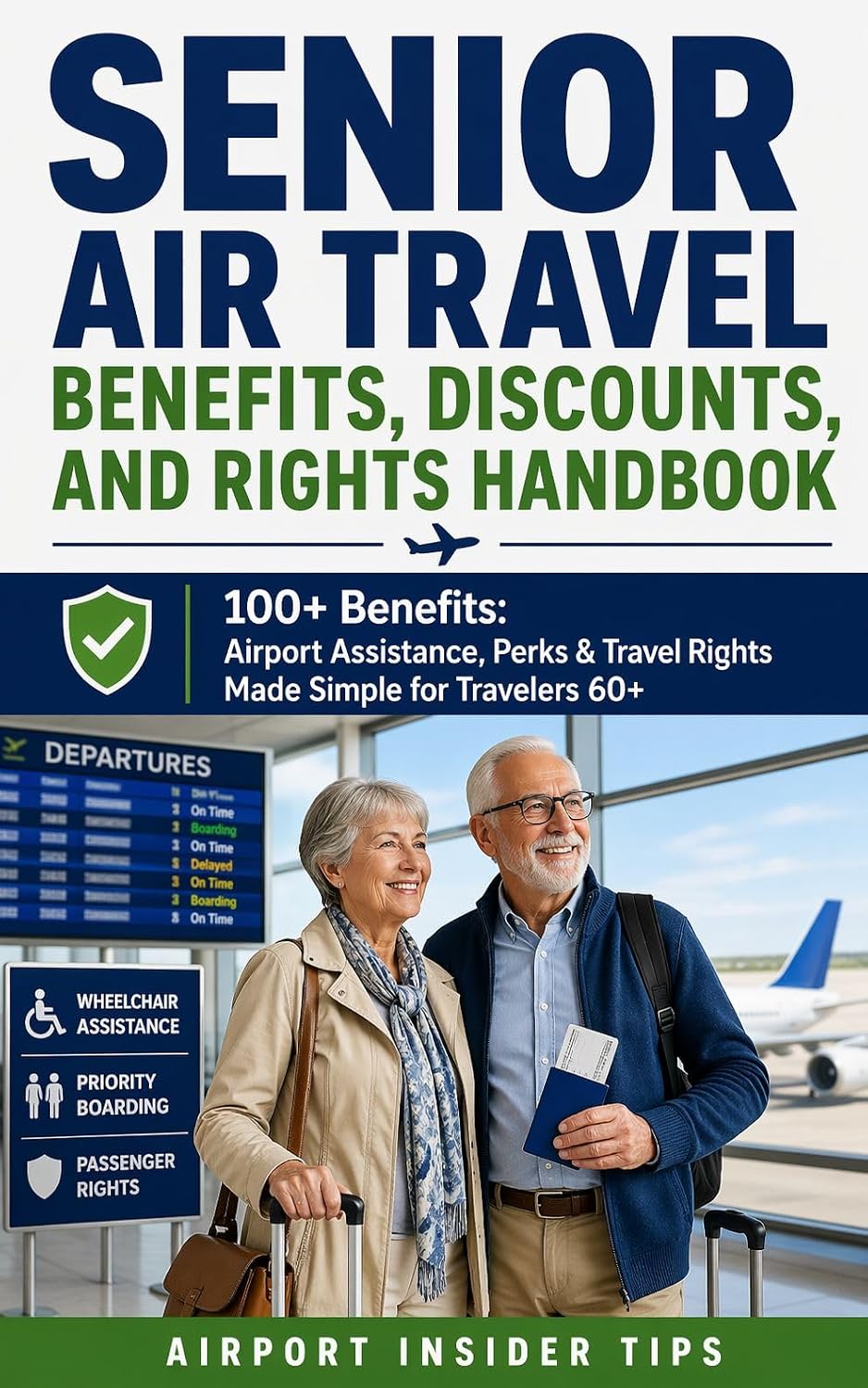 Senior Air Travel Benefits, Discounts, and Rights Handbook: Airport Assistance, TSA Help, Senior Discounts & Passenger Rights Made Simple for Travelers 60+