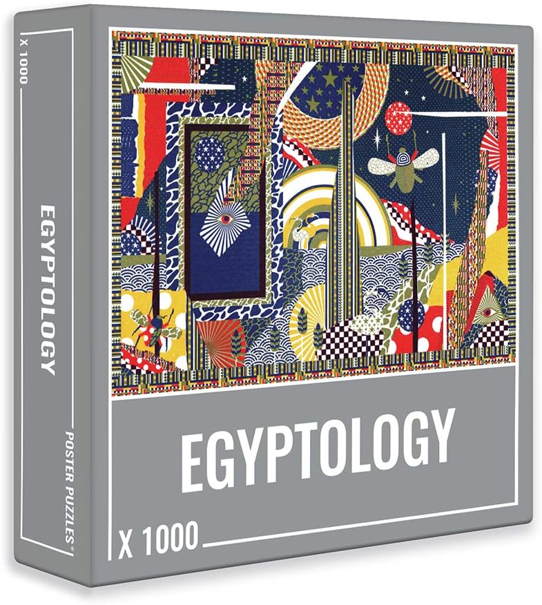 Cloudberries Egyptology Puzzle, 1000 Piece Ancient Egypt Jigsaw Puzzle for Adults, Egyptian Gifts for Adults, Pyramid Puzzle, Archaeology Puzzles