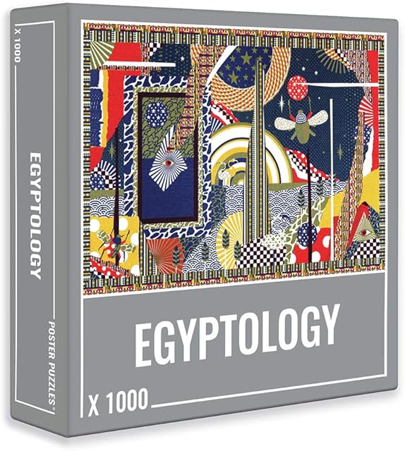 Cloudberries Egyptology Puzzle | Premium, Ancient Egypt Themed 1000-Piece Jigsaw Puzzle for Adults, with Cool Collage Design | Egyptian Gifts for Adults