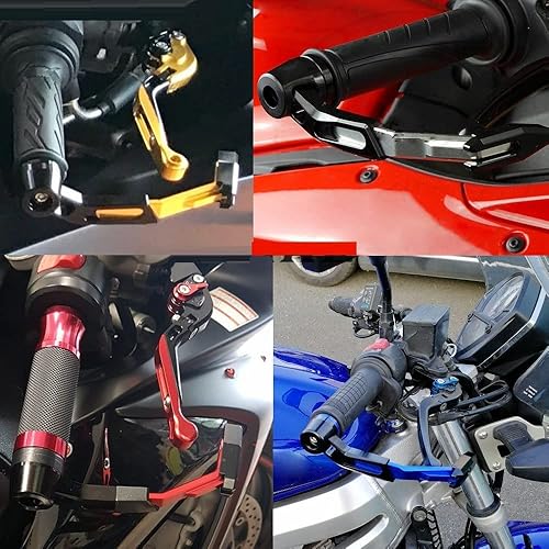 Miniatura 3 de Para Suzuki SV650 SV1000 GSXR 600 750 1000 V-Strom TL1000 DL650 Manillar de motocicleta Puños Guardia Palancas de freno de embrague, manillar de