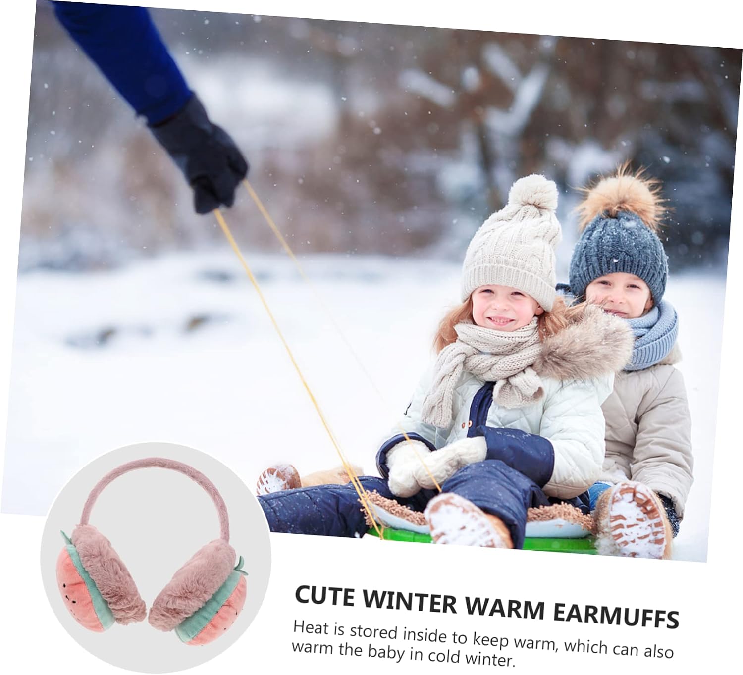 VALICLUD Boys and Girls Winter Ear Muffs Plush Warm Earmuffs Comfortable for Cold Weather